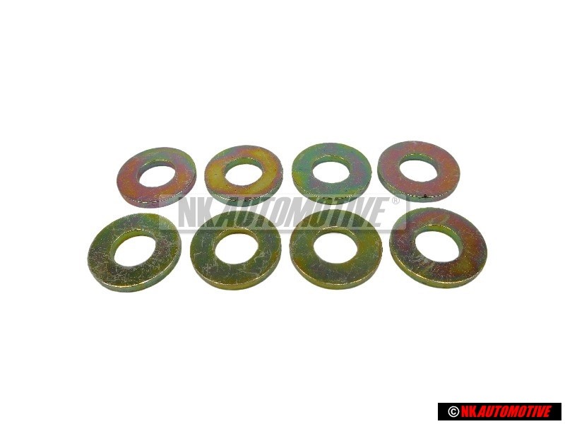 8x Original VW Washer - 211843661