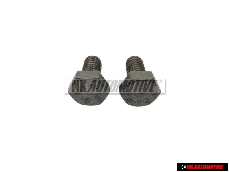 2x Original VW Hexagon Bolt M6x12 - N 01021226