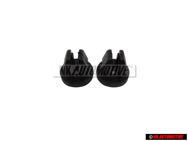 2x Original VW License Number Plate Bolt Expanding Nut Grommet - 535853694