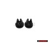 2x Original VW License Number Plate Bolt Expanding Nut Grommet - 535853694