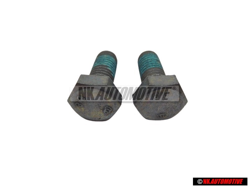 2x Original VW Hexagon Head Bolt Self Locking M8x20 - N 01024041