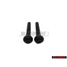2x Original VW Door Lock Knob Black - 191837187 01C