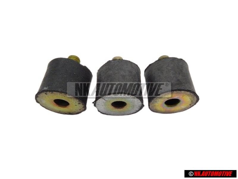 3x Original VW Electric Window Regulator Damping Rubber - 535837417
