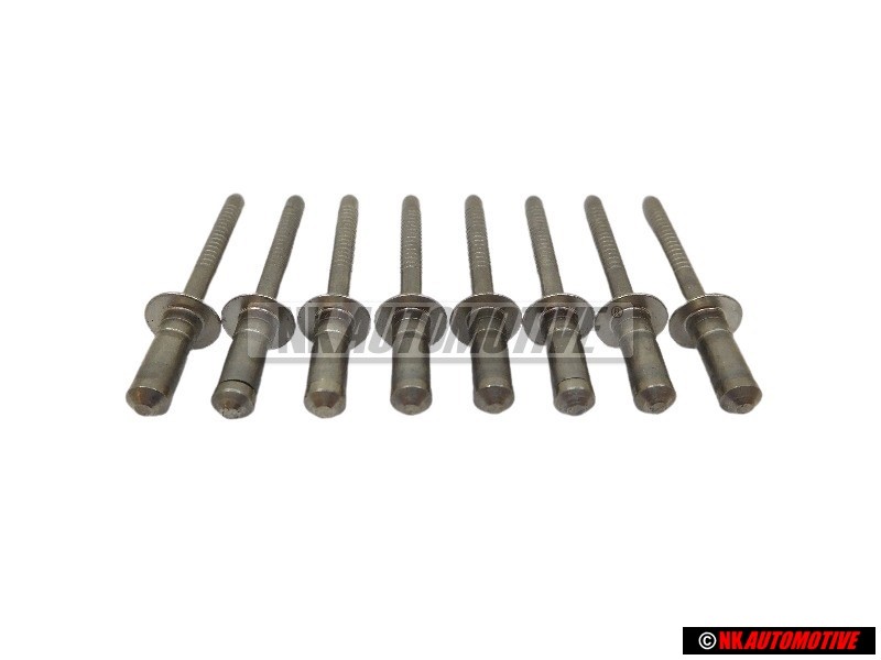 8x Original VW Pop Rivet 4.8x11 - N 90478601