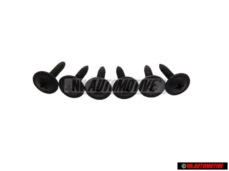 6x Original VW Dashboard Fillister HD Screw Bolt M4x20 - N 90241203