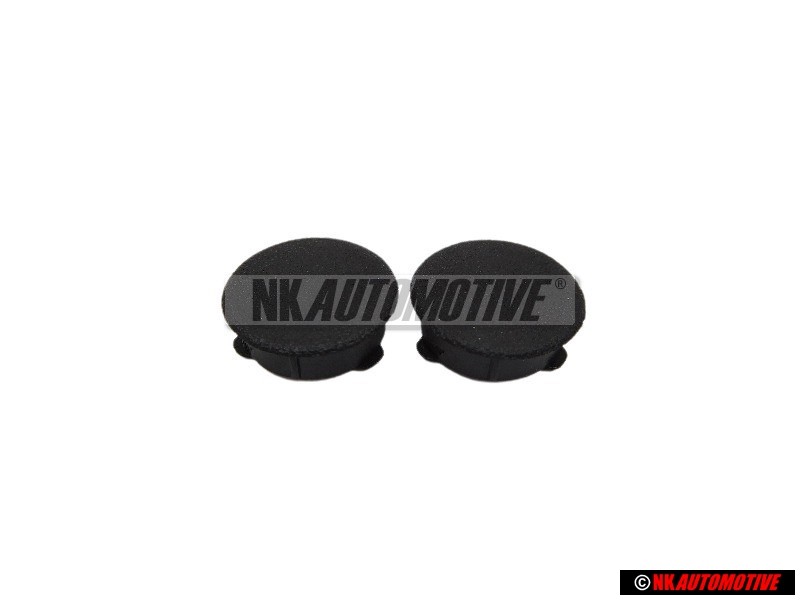2x Original VW Interior Trim Multi Purpose Bung Cover Black - 535867842A 4FB