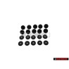 Original VW Set Of Buttons For Safety Belt - 321898847A 01C