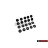 Original VW Set Of Buttons For Safety Belt - 321898847A 01C
