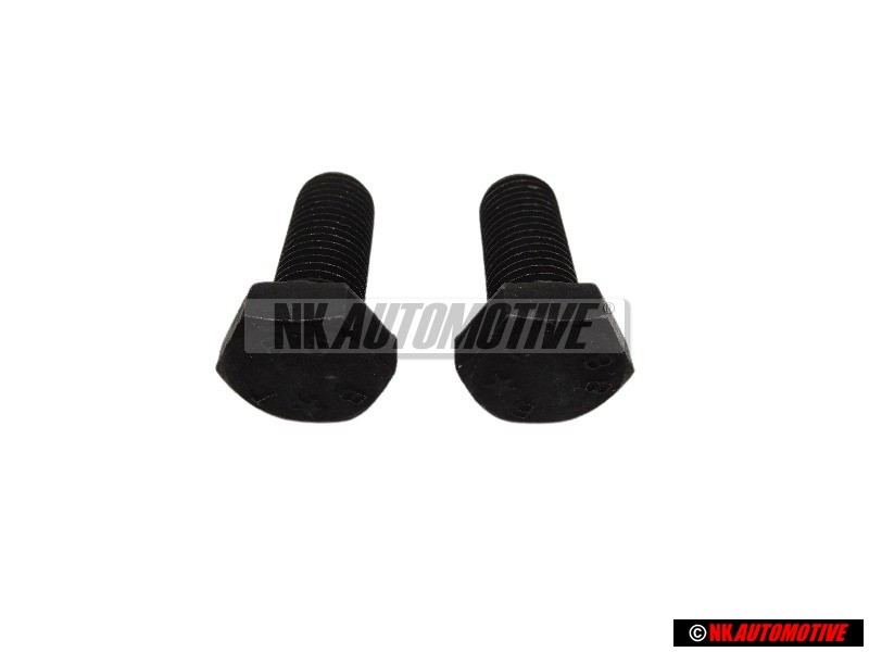 2x Original VW Safety Belt Hexagon Bolt 7 16"x25 - 111857799