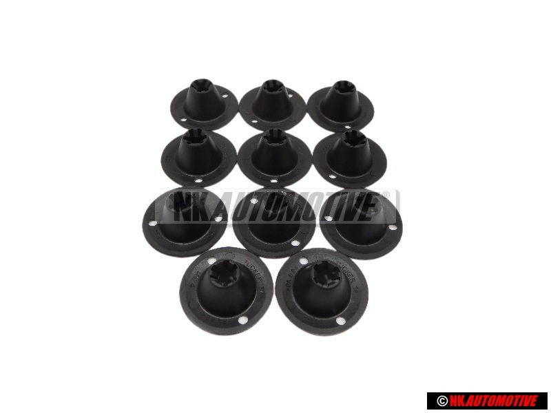 11x Original VW Press Stud - N 90357601