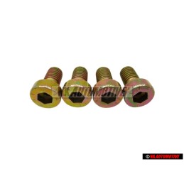 4x Original VW Socket Head Bolt With Hexagon Socket Head - N 0147702
