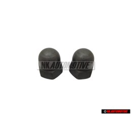 2x Original VW Front Seat Rail Frame Stop Bolt Domed Cap Nut M6 - N 0111214