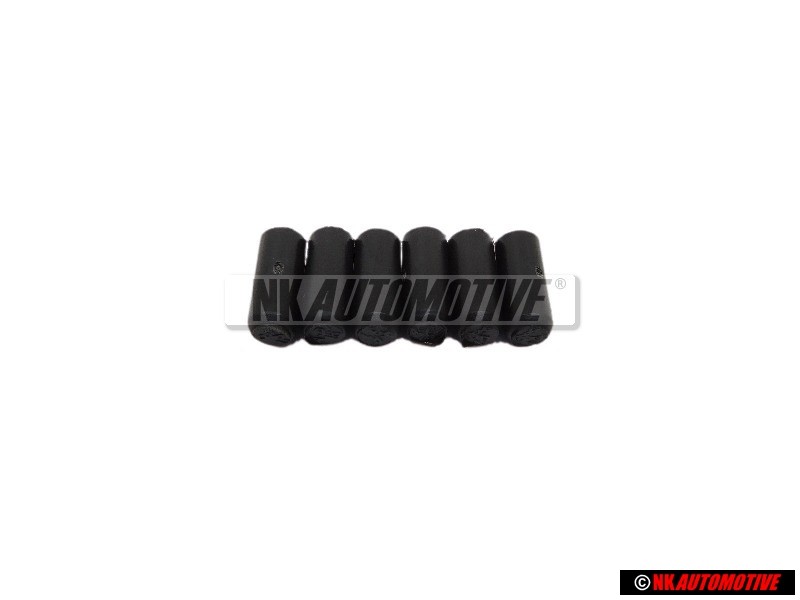 6x Original VW Grip Pin Satin Black - 171881500 01C