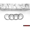 Original Audi Rings Front Grill Badge Emblem Chrome - 431853605A