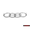 Original Audi Rings Front Grill Badge Emblem Chrome - 431853605A