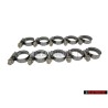 10x Original VW Hose Clamp Jubilee 12-22x9x0.4 - N 10258201