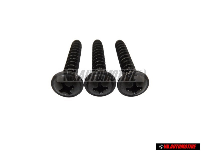 3x Original VW Oval Head Panel Screw - N 10404701