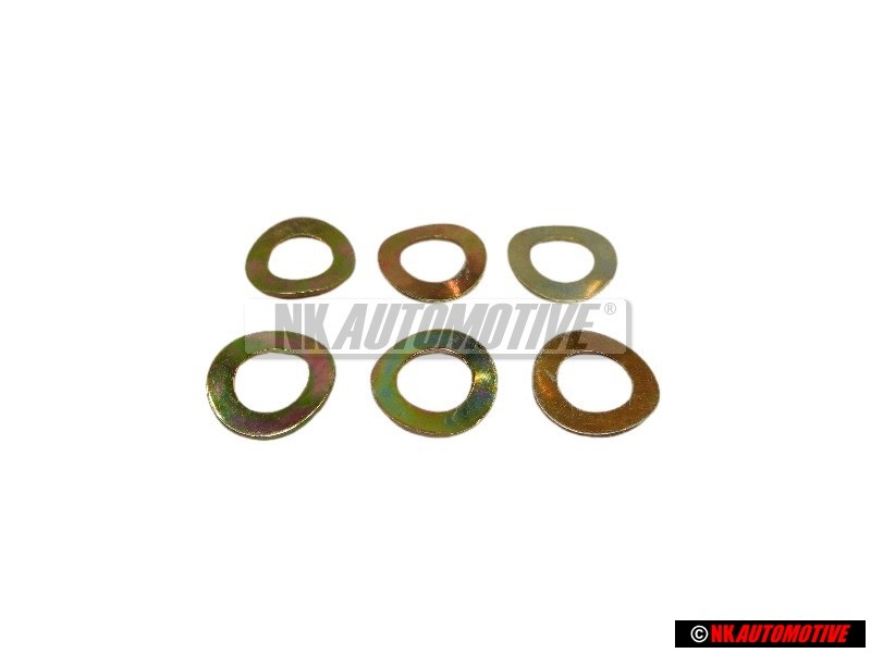 6x Original VW Spring Washer - N 0122265