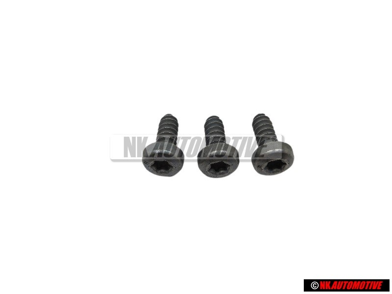 3x Original VW Oval Head Panel Screw - N 0139771