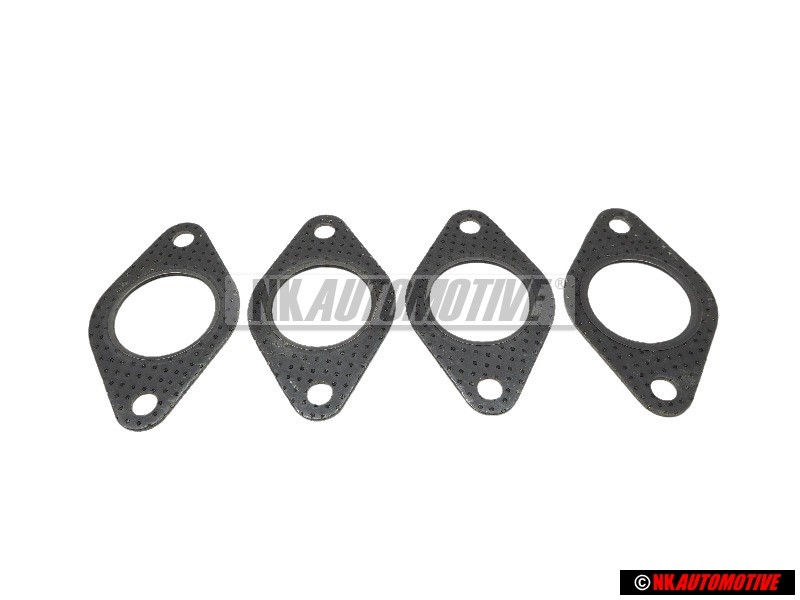 4x Original VW Exhaust Manifold To Head Sealing Gasket - 027129589A