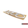 Original Audi Rings Rear Boot Badge Emblem Chrome - 4D0853742A 2ZZ