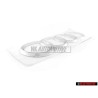 Original Audi Rings Rear Boot Badge Emblem Chrome - 4F0853742 2ZZ