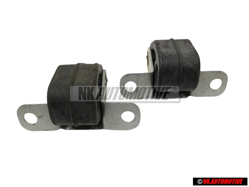 2x Original VW Exhaust Retaining Bar Hanger Holder - 535253674