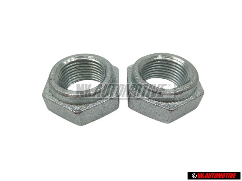 2x Original VW Driveshaft Self Locking Hexagon Nut M20x1.5 - 171407643A