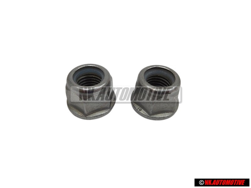2x Original VW Hexagon Nut Self Locking - N90635001