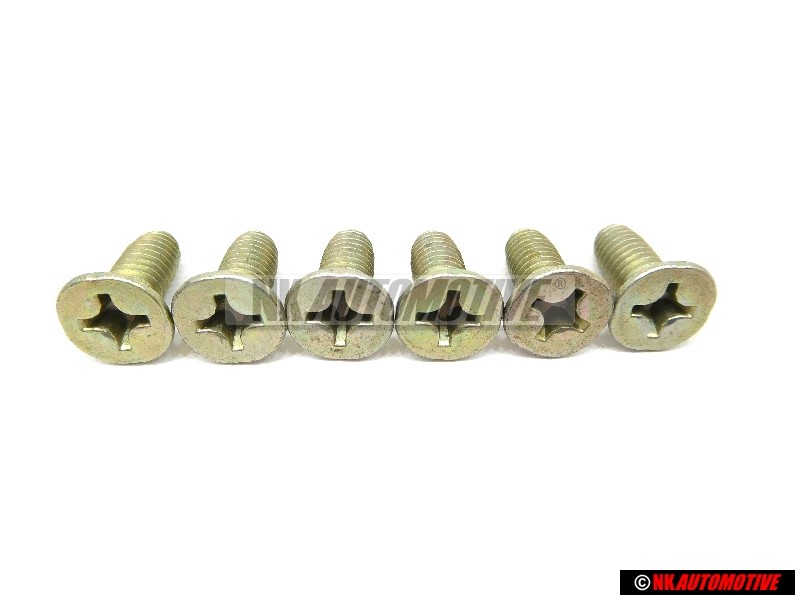 6x Original VW Countersunk Bolt - N 10231601