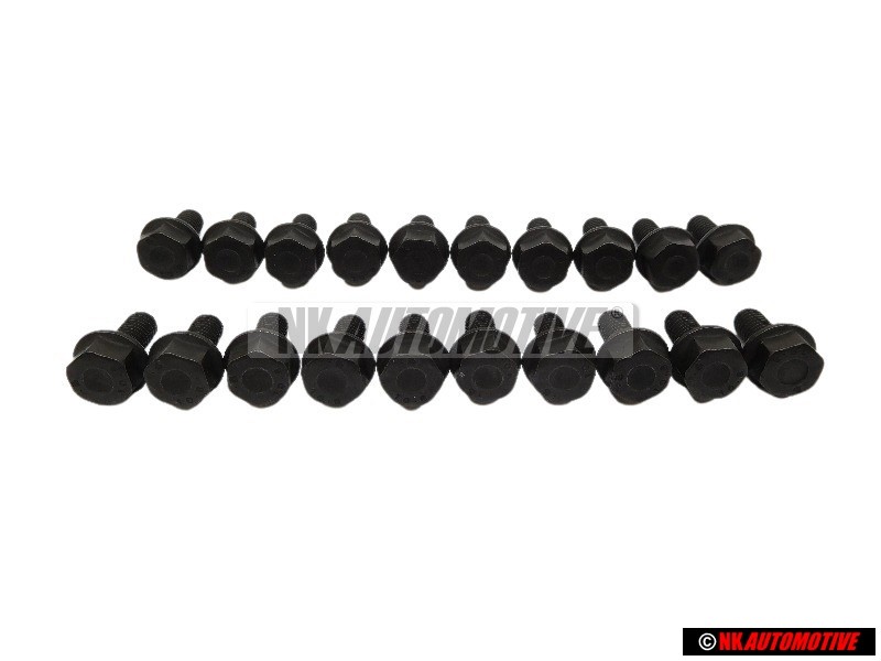 20x Original VW Hex Collared Bolt - N 90008401