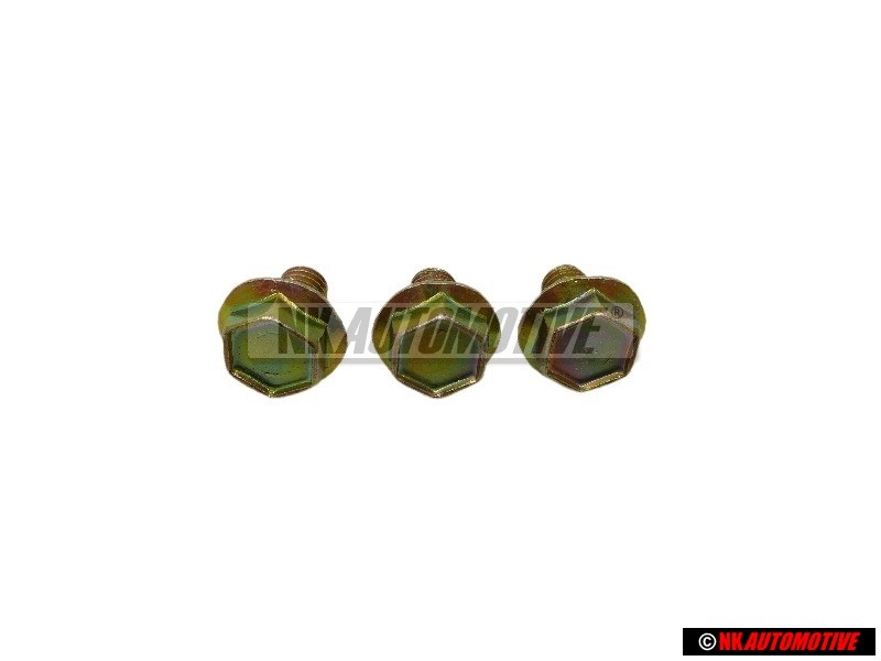 3x Original VW Bolt Hex Hd With Shoulder Self Locking - N0143401