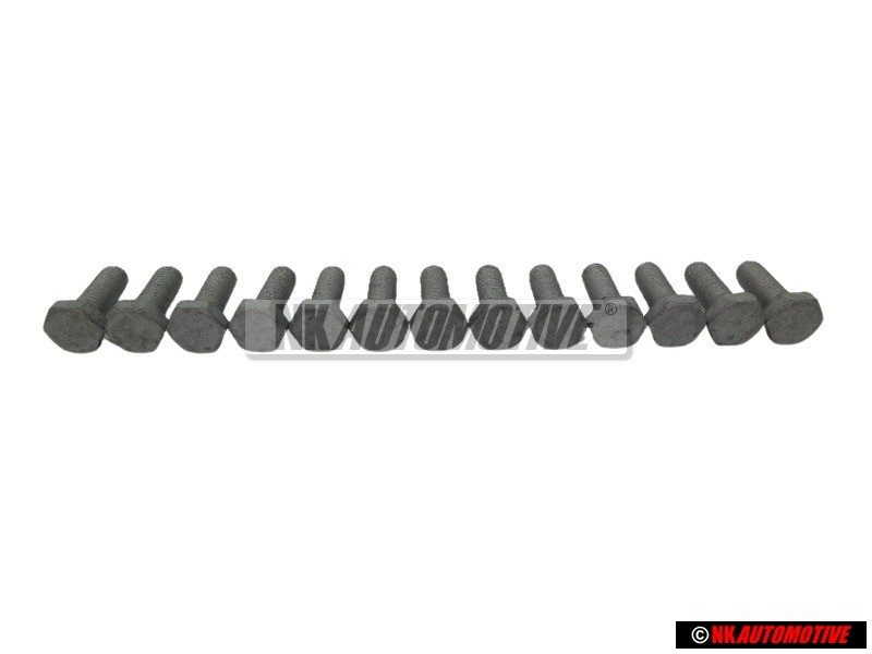 13x Original VW Hexagon Bolt - N 01021612