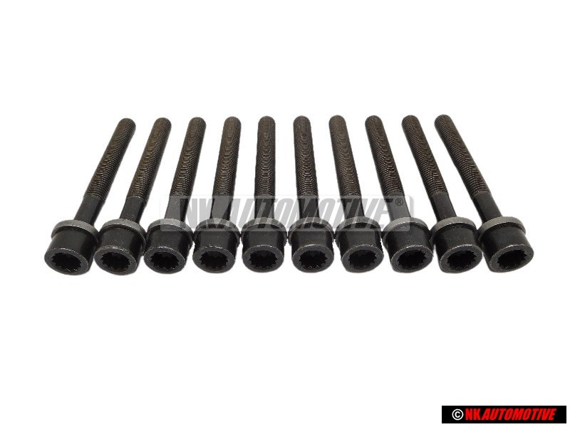 10x Original VW Socket Head Bolt With Inner Multipoint Head - 049103384B