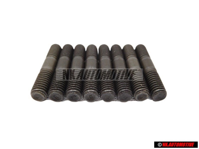 8x Original VW Threaded Pin - N10186301