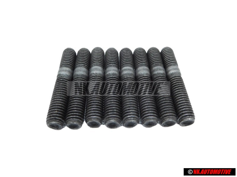 8x Original VW Threaded Pin - N 0444115