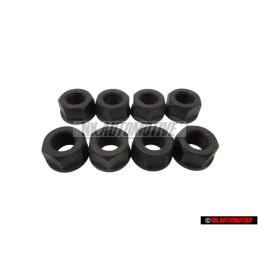 8x Original VW Connecting Rod Hexagon Collar Nut - 068105427