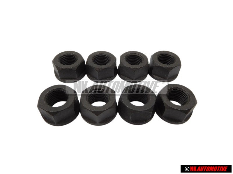 8x Original VW Connecting Rod Hexagon Collar Nut - 068105427
