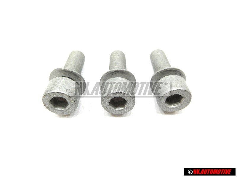 3x Original VW Socket Head Bolt With Hexagon Socket Head - N 0903151