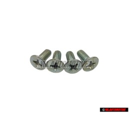 4x Original VW Countersunk Bolt M6x15 - N 0142265