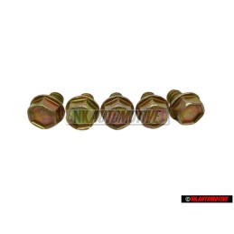 5x Original VW Hexagon Head Panel Screw 6.8x12.5 - N 90310301
