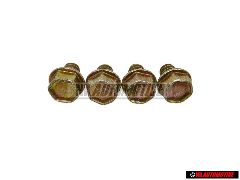 4x Original VW Hexagon Head Panel Screw 6.8x12.5 - N 90310301
