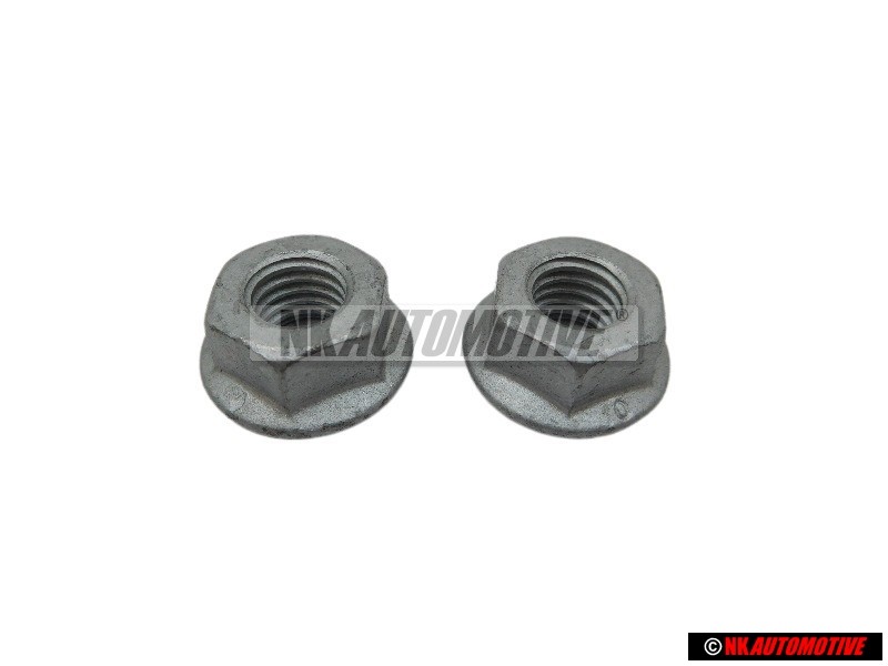 2x Original VW Hexagon Collar Nut - N 01508311