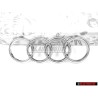 Original Audi Rings Front Grill Badge Emblem Chrome - 8L0853605 2ZZ