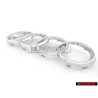 Original Audi Rings Front Grill Badge Emblem Chrome - 8L0853605 2ZZ