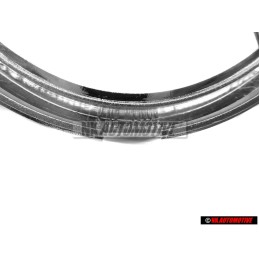 Original Audi Rings Front Grill Badge Emblem Chrome - 8N0853605