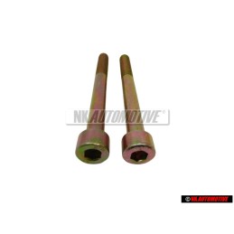 2x Original VW Intake Manifold Inner Round Head Hexagon Bolt M8x80 - N 0447141