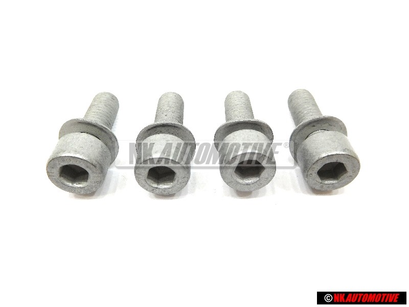 4x Original VW Socket Head Bolt With Hexagon Socket Head - N 0903151