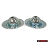 2x Original VW G60 Front Suspension Upper Spring Disc - 357412341