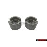 2x Original VW Upper Strut Bearing Threaded Bush Slotted Nut M14x1.5 - 811412365